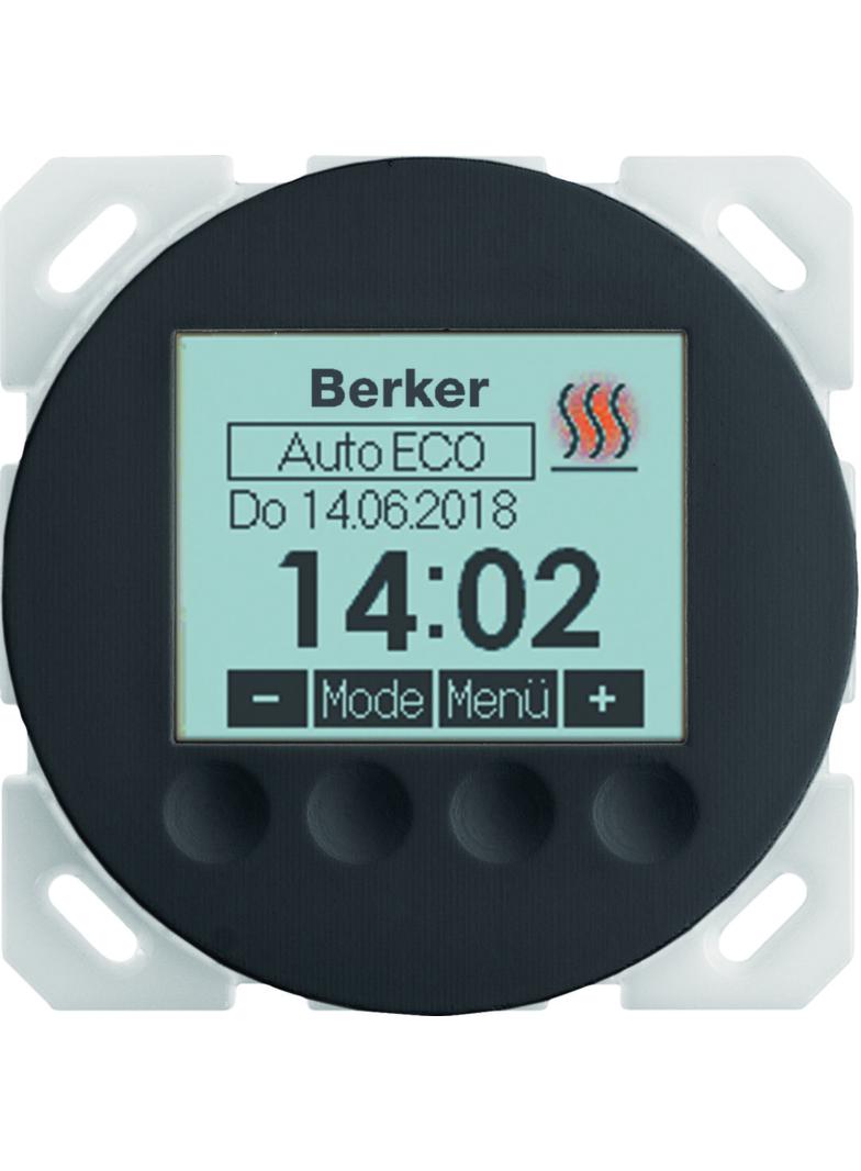 R.1/R.3 Regulator temperatury sterowanie czasowe styk zwierny, czarny połysk