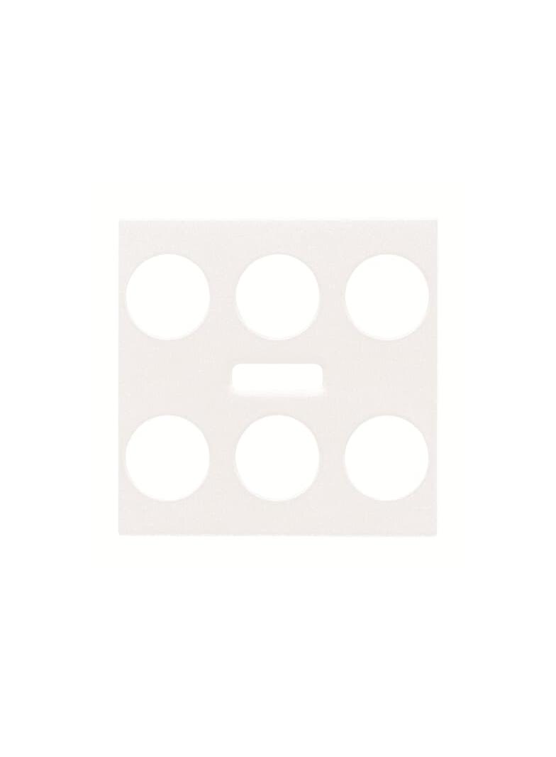 POKRYWA PRZYCISKU 3/6 + CZUJNIK IR KNX -KNX-BIAŁY