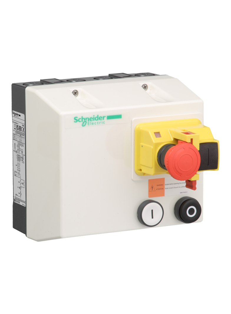 Rozrusznik w obudowie z wyłącznikiem i stycznikiem TeSys LJ 6A cewka 380VAC