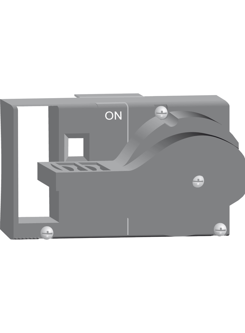 Napęd obrotowy Acti9 do NG125, żółto-czerowny, montaż na stałe