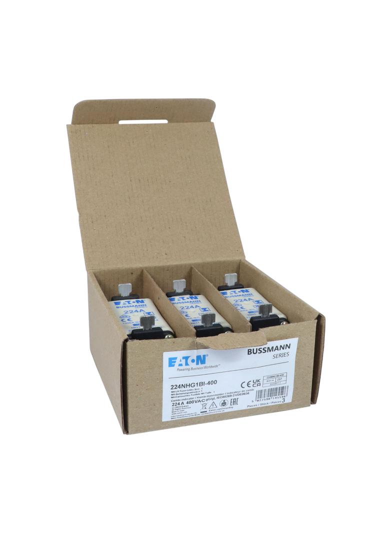 224NHG1BI-400 Wkładka NH 224A 400V GG/GL Rozmiar 1 224NHG1BI-400 EATON