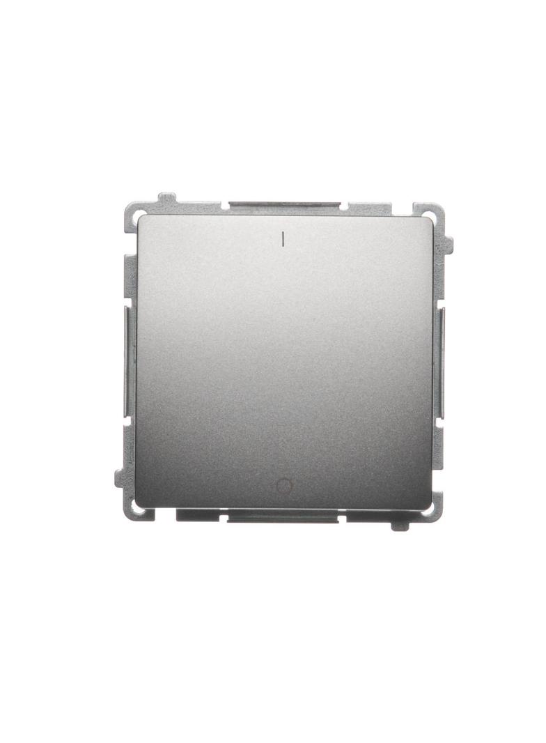 Simon Basic Łącznik dwubiegunowy 16A 250V zaciski śrubowe satynowy BMW2A.01/29 KONTAKT