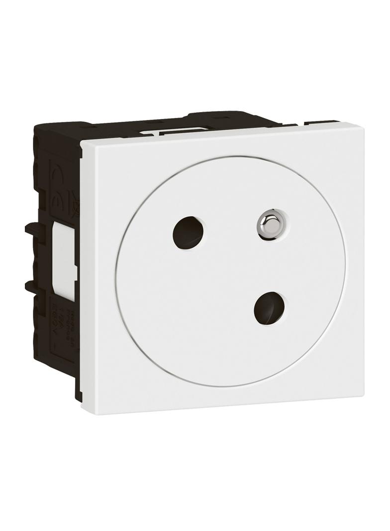 MOSAIC GN 2P+Z UKOŚNE POD KĄTEM 45 PODŁĄCZ PRZEZ ZAC AUTOMAT-2 MOD ALU 16A-250V, Legrand