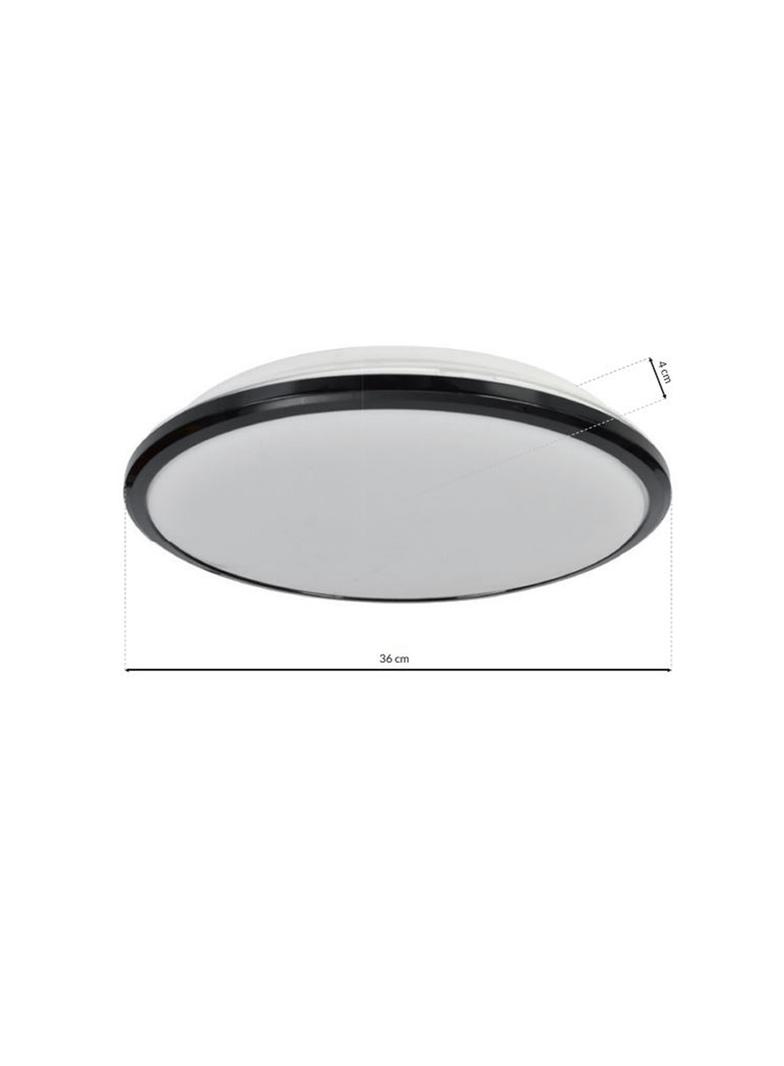 Milagro plafon LED Terma 28W 1960lm 4000K czarny IP44 ML6404