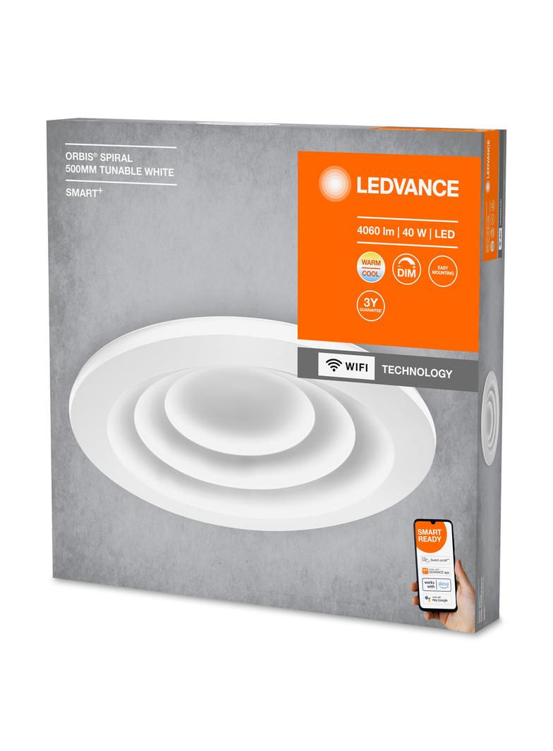 Oprawa SMART+ Orbis Ceiling Spiral WIFI TW 500mm WT