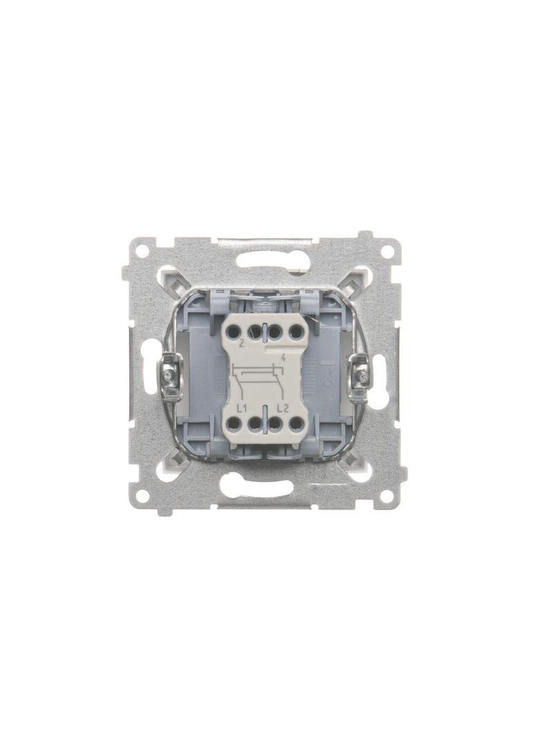 Simon 54 Łącznik krzyżowy bez piktogramu 10A 250V szybkozłączka biały DW7.01/X/11 KONTAKT