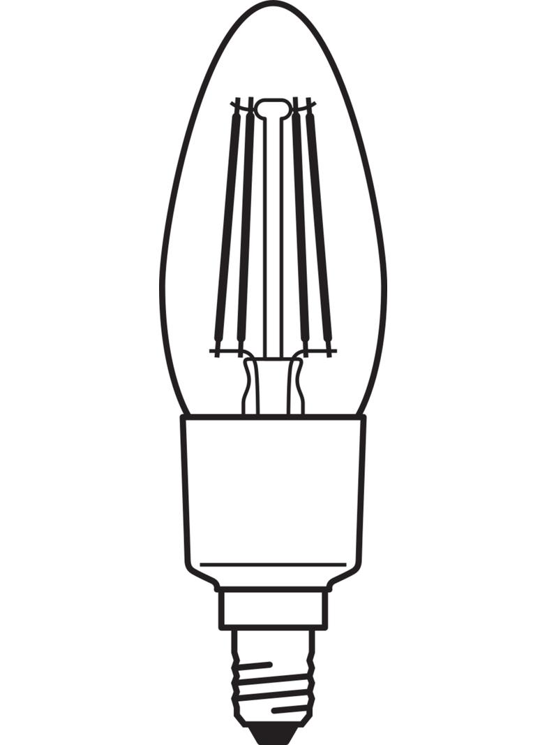Lampa LED SMART+ WiFi CL B Filament szkło przezroczyste DIM 40 4W/827 E14