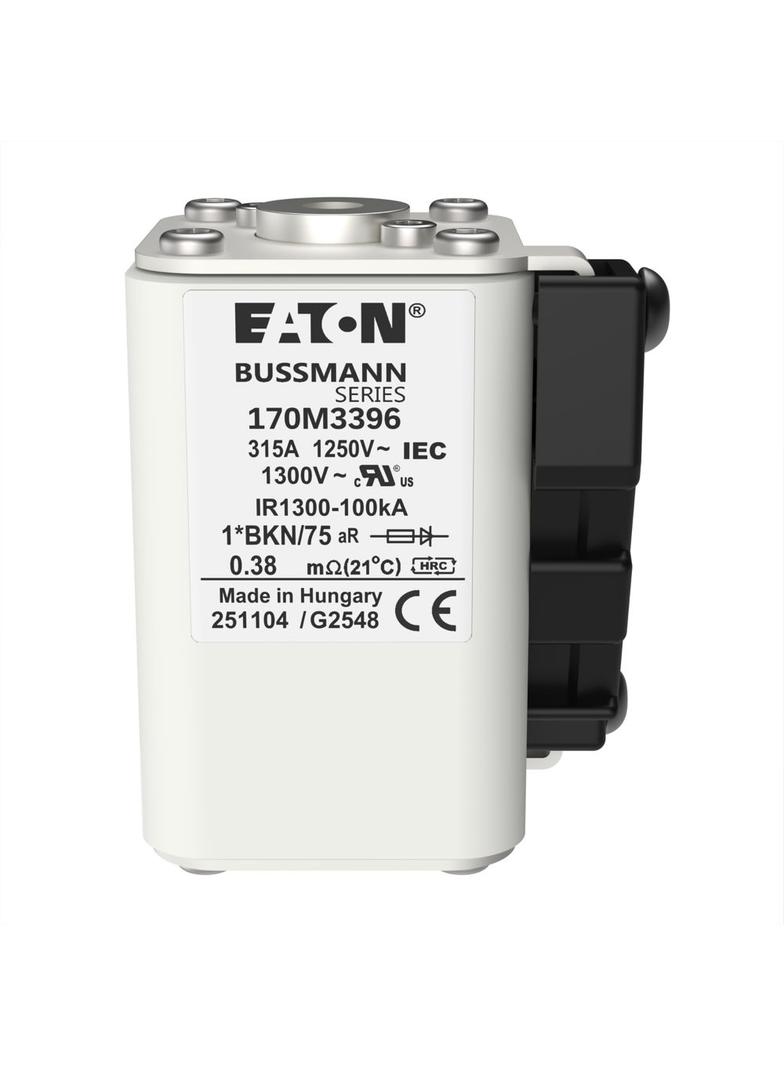 FUSE 315A 1250V 1*BKN/75 AR CU Wkładka szybka 315A AC 1250V rozmiar 1 45x59x75 mm aR 170M3396 EATON
