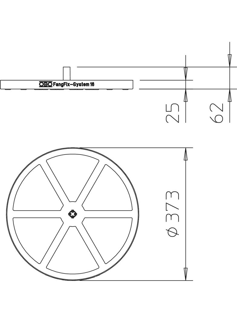 SYSTEM FANGFIX 16KG KOMPLET