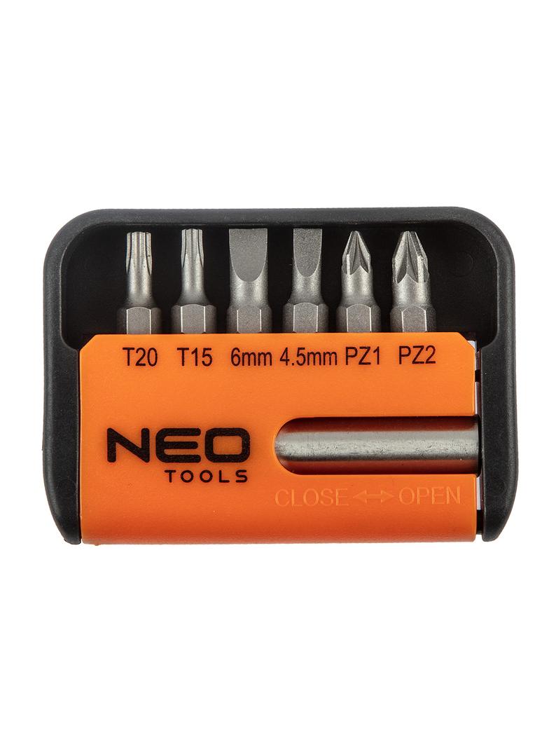 Końcówki wkrętakowe z uchwytem, zestaw 7 szt.