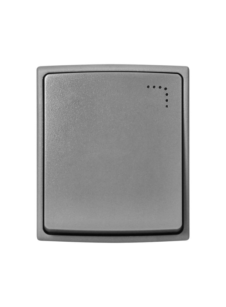 Przycisk dzwonek z podświetleniem AQUATIC PRO IP55, 10A, 230V AC, Szaro-Grafitowy OR-OE-7404/P/GR ORNO