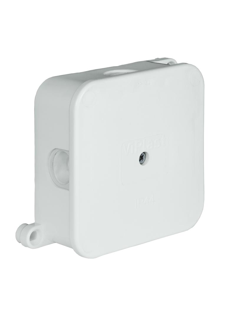 VP-61 Puszka (1 wkręt) n/t 88x88x40mm IP44 400V pusta biała VP 061-01 61.169 OPATÓWEK