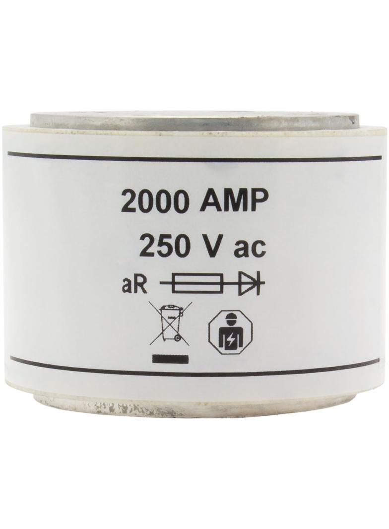 2000AMP 250V AC SEMI-COND FUSE Wkładka szybka 2000A AC 250V 48x89 mm UL FWX-2000AH EATON