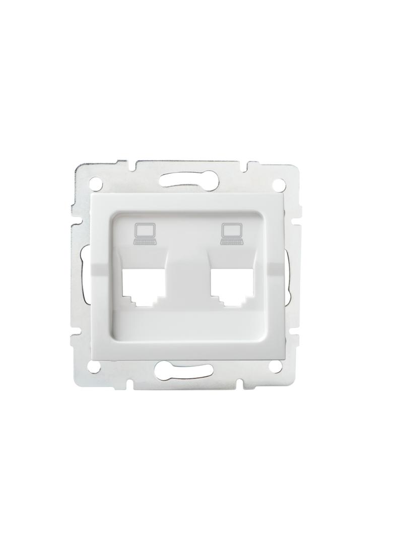 Adapter gniazda RJ45 LOGI 02-1419-002 biały 25936 KANLUX