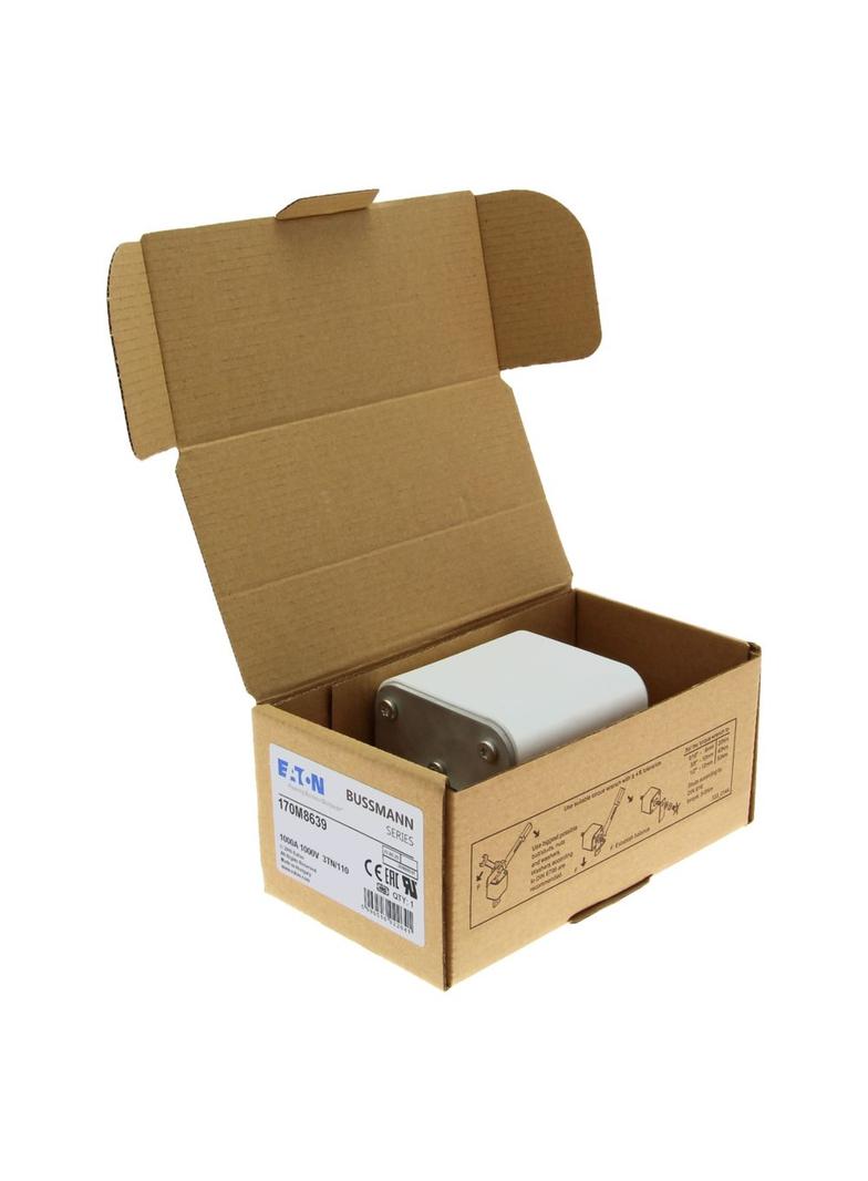 1000A 1000V 3TN/110 aR INDICATOR FUSE Wkładka szybka 1000A AC 1000V DIN 3 74x90x139 mm aR 170M8639 E