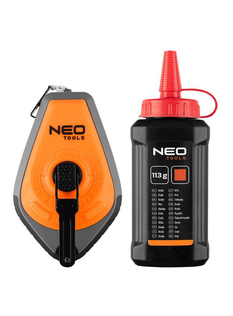 Sznurek traserski 3:1, obudowa plastikowa + kreda czerwona