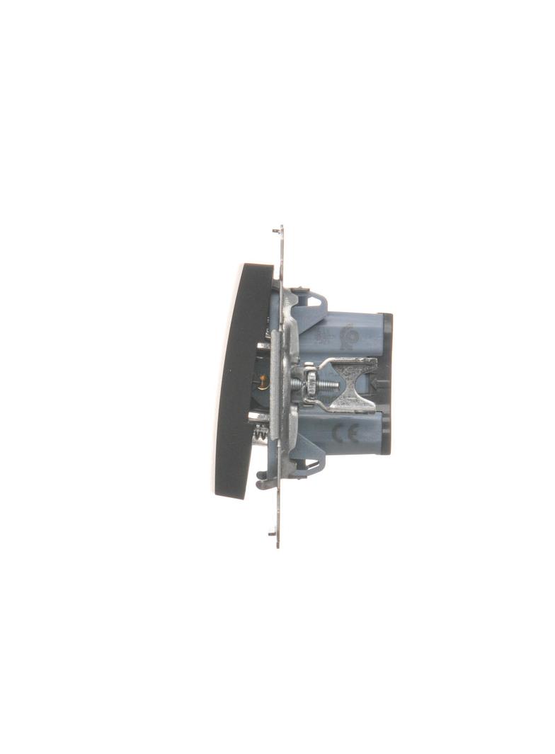 Simon 54 Przycisk „światło” 16A z. śrub. czarny