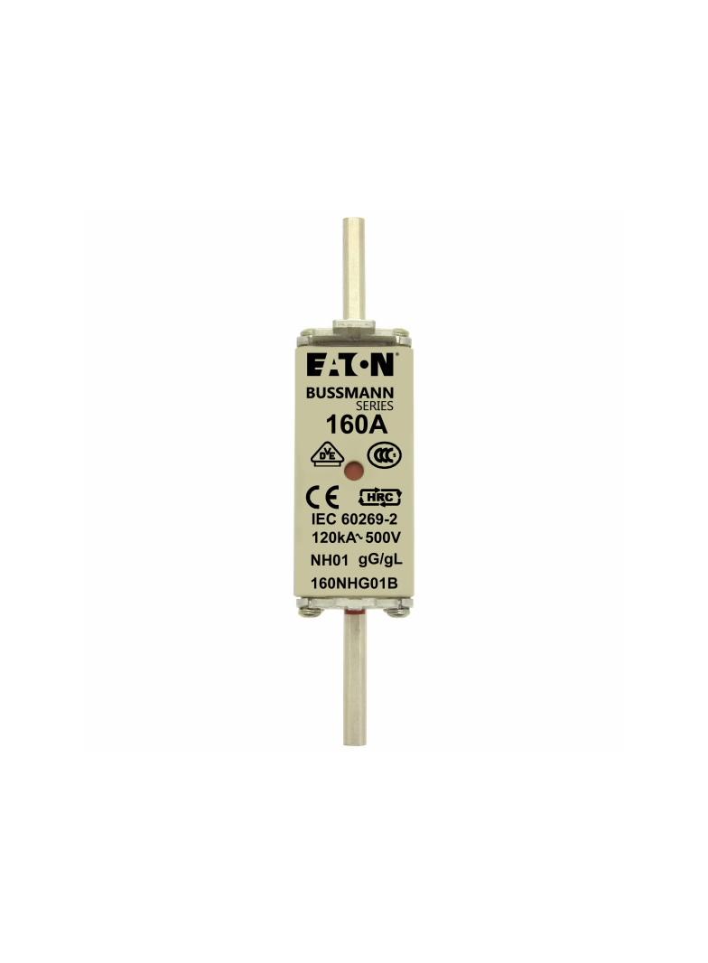 NH FUSE 160A 500V GG/GL SIZE 01 Wkładka NH01 160A 500V GL/GG podwójny wskaźnik 160NHG01B EATON