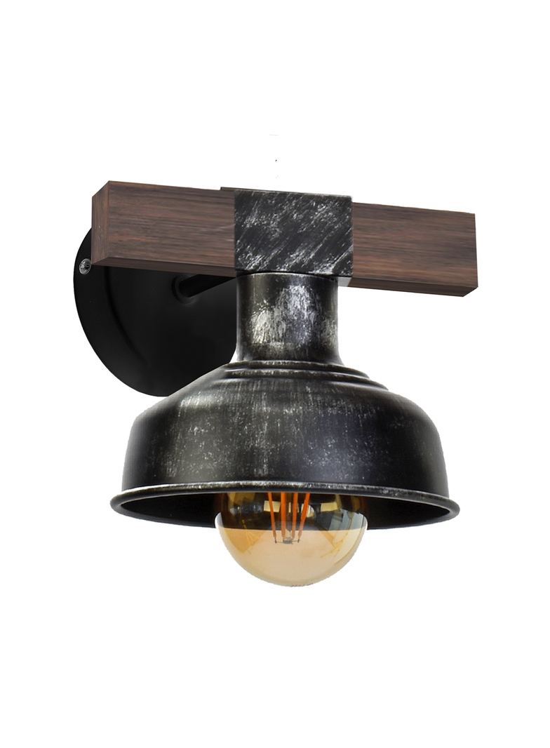 kinkiet Faro E27 czarny MLP6241 Milagro