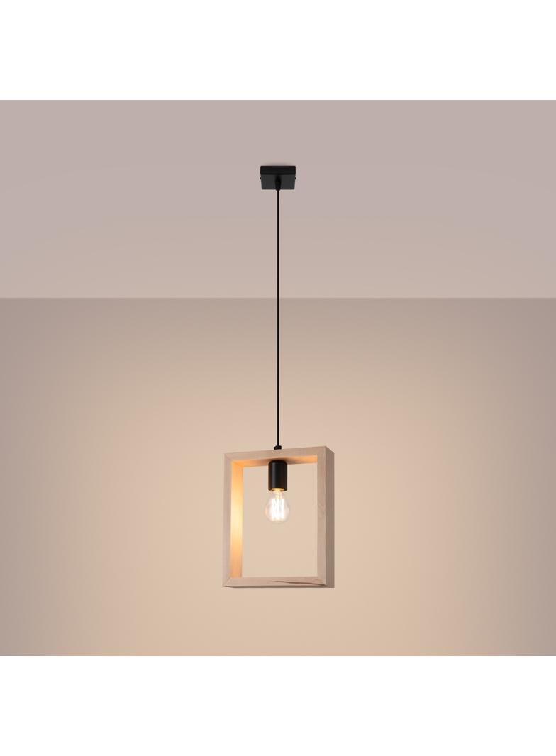 Lampa wisząca ARIES naturalne drewno