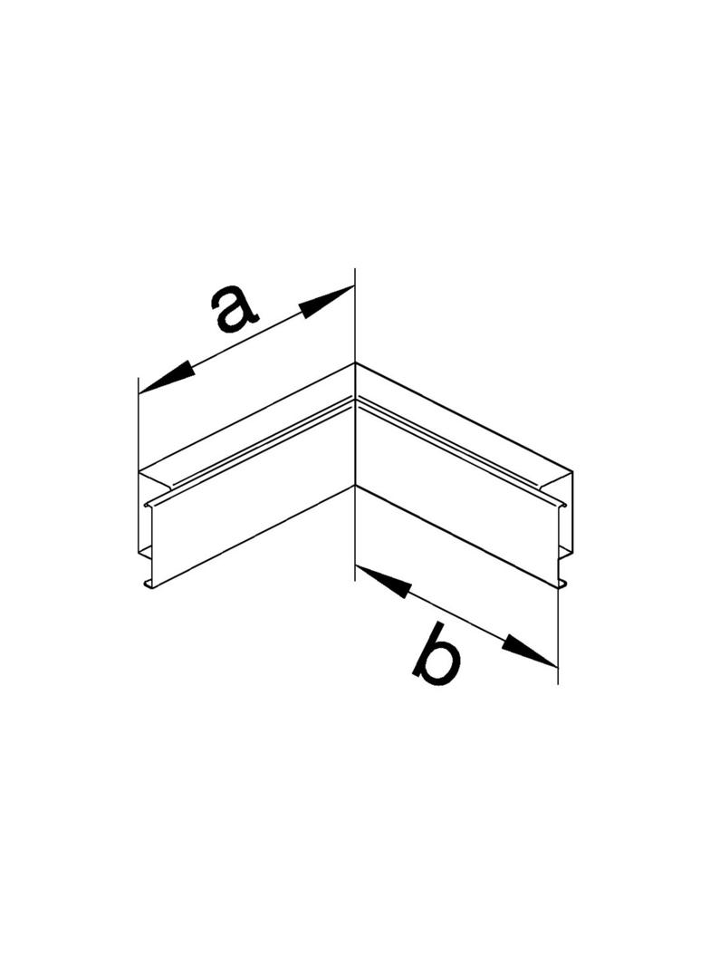 tehalit.LFS Kąt wewnętrzny 30x45mm biały