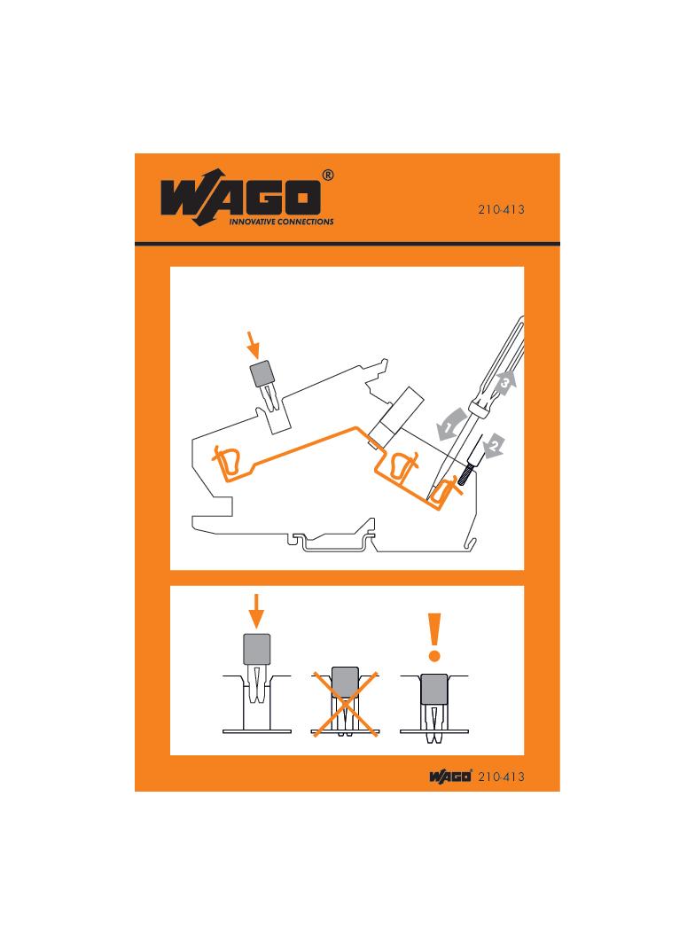 Naklejka z instrukcją obsługi