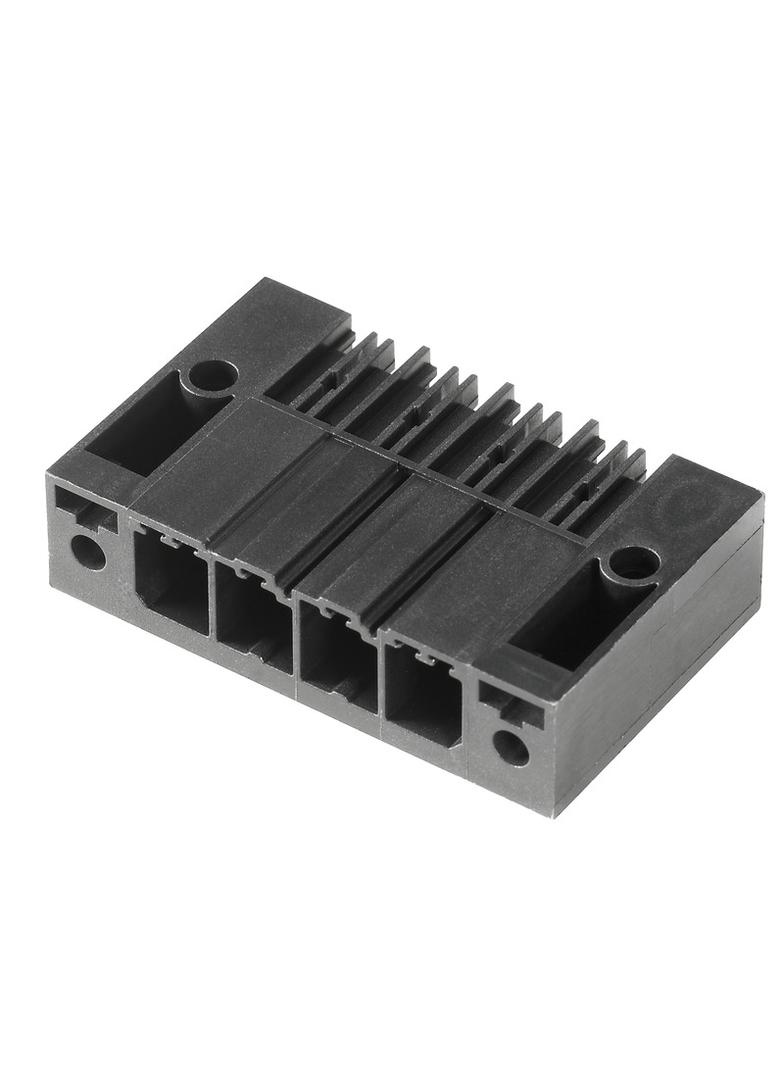 SV 7.62HP/04/90F 3.5SN BK BX Wtyki PCB (złącza płyty), 7.62 mm, Liczba biegunów: 4, kąt odejścia: 90° /36szt./ 1930400000 WEIDMÜLLER