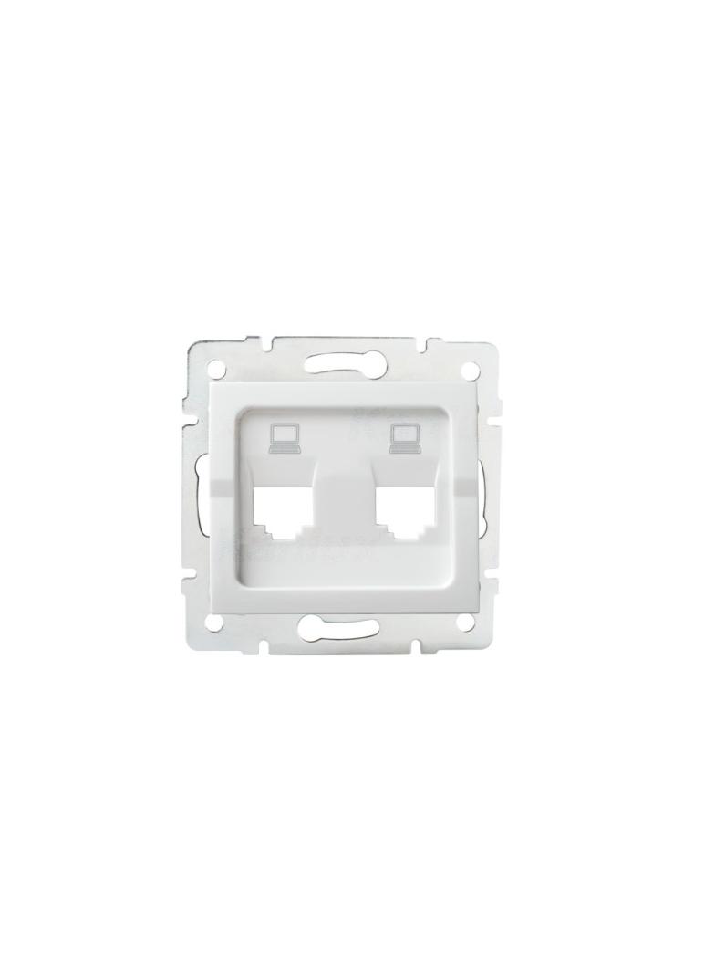 Adapter gniazda RJ45 LOGI 02-1419-002 biały 25936 KANLUX