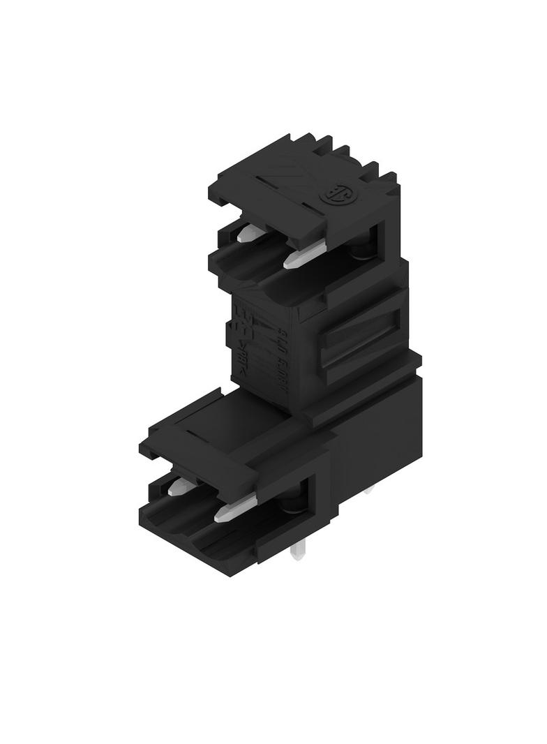 SLD 5.08V/04/90B 4.5 SN SW BX Wtyki PCB (złącza płyty), 5.08 mm, Liczba biegunów: 4, kąt odejścia: 90° /50szt./ 1726510000 WEIDMÜLLER