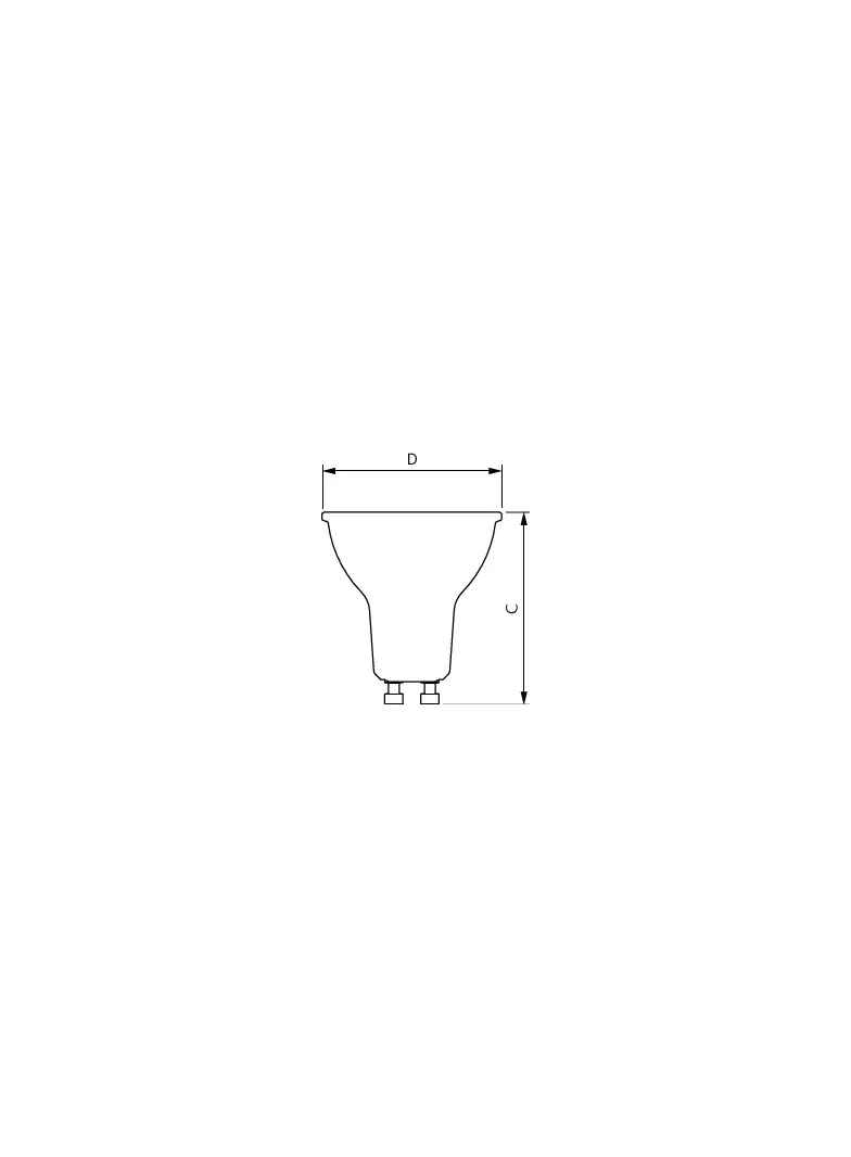 Żarówka LED 6,7W=90W 670lm 3000K barwa ciepła LEDspot 670lm GU10 830 60st. PHILIPS