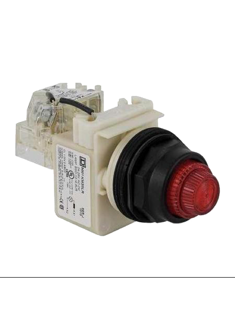 Harmony 9001K Przycisk do testu, O30, zielony, 24 V AC/DC, metalowy, ośmiokątny 9001KT35LRR31