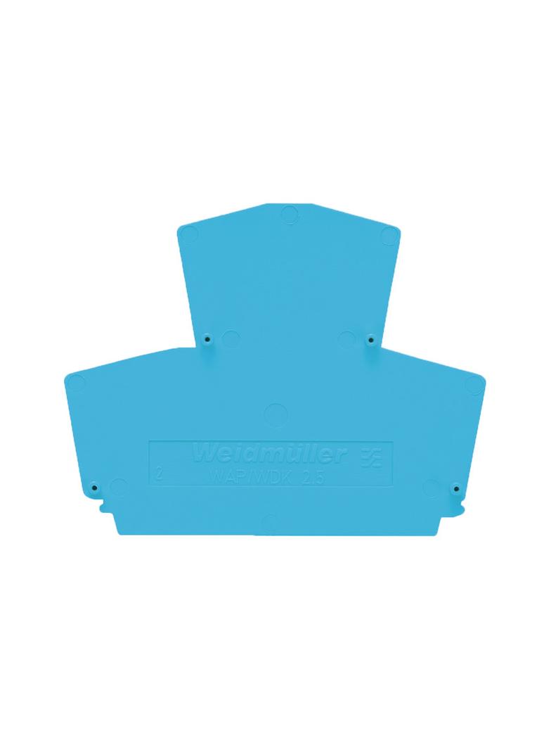 WAP WDK2.5 BL Płytka końcowa (styki), 69 mm x 1.5 mm, niebieski /20szt./ 1059180000 WEIDMÜLLER