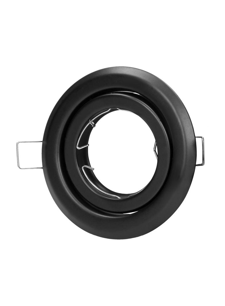 SUTRI RM ramka dekoracyjna oprawy punktowej MR16/GU10 max 50W okrągła regulowana czarna AD-OD-6176/B