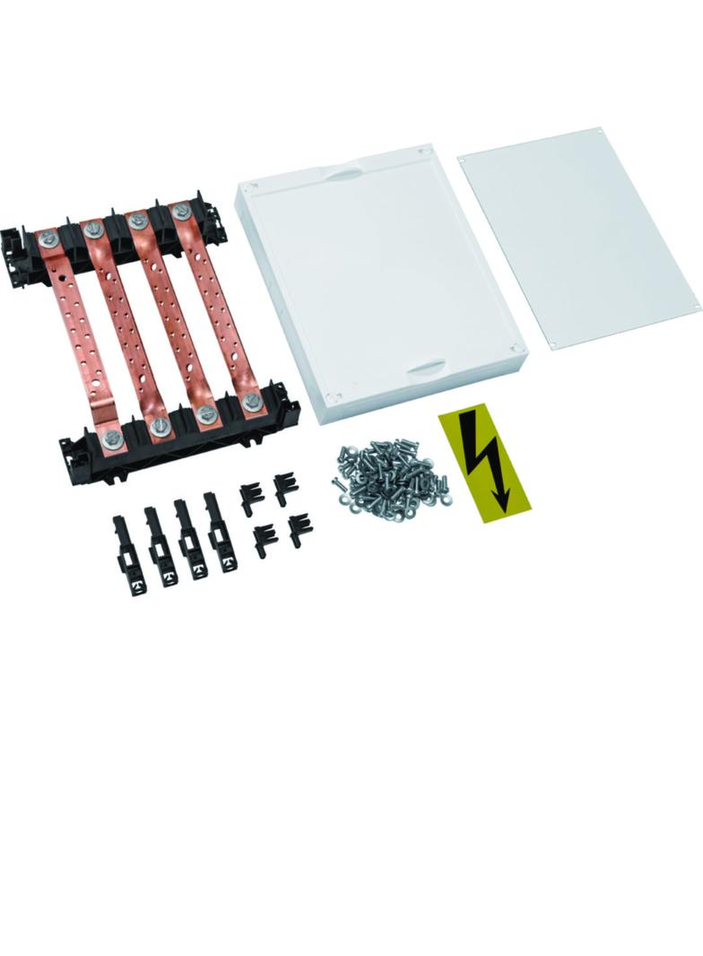 univers N Blok 300x250mm z szynami 4-pol. Cu 25x4mm 4x160A UE21D1 HAGER