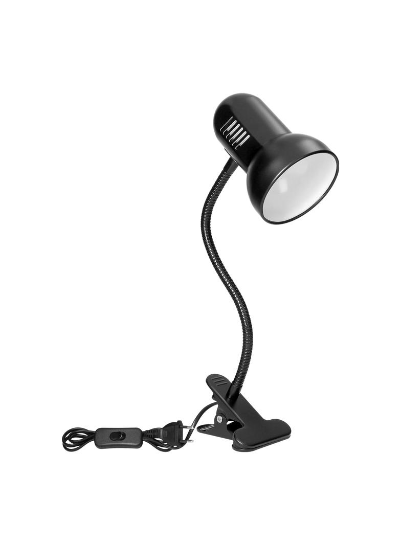 GANSO, lampka biurkowa z klipsem, flex, 15W, E27, czarna