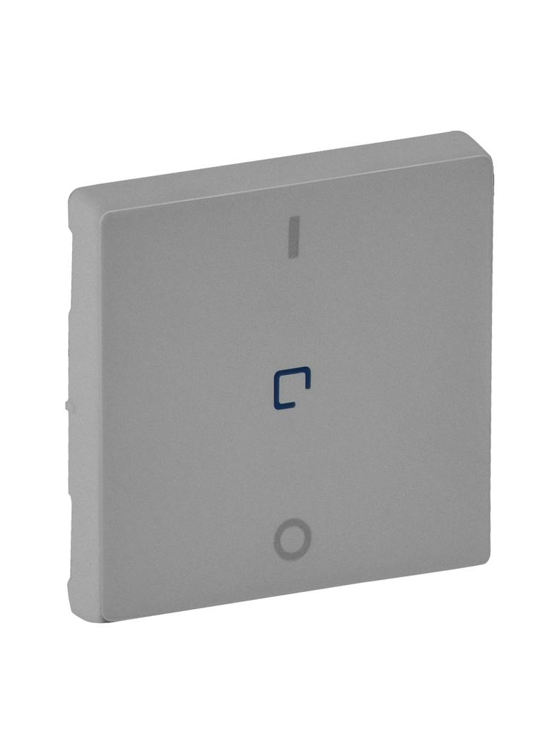 VALENA LIFE KLAWISZ ŁĄCZNIKA DWUBIEGUNOWEGO ZE WSKAŹNIKIEM ALUMINIUM, Legrand