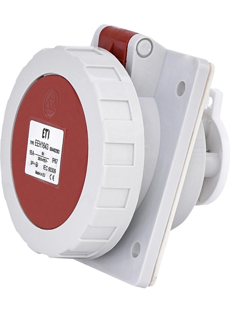 16A 400V 3P+PE Gniazdo tablicowe IP67 EEH 1643 004482083 ETI