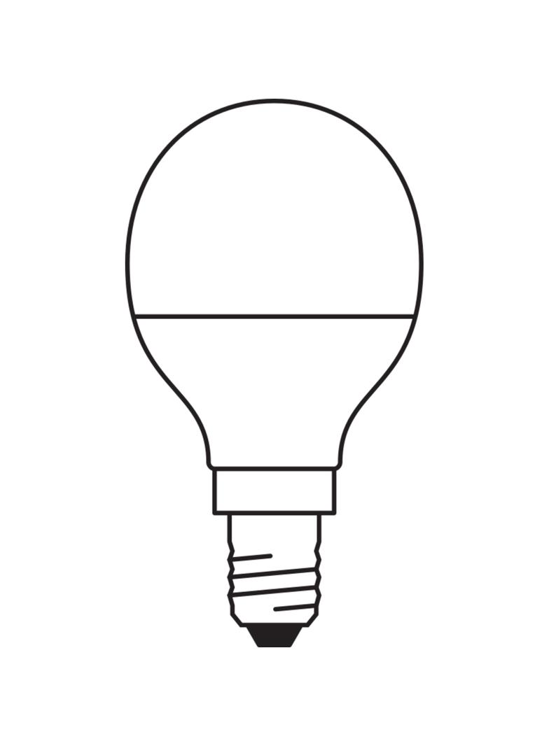 Żarówka LED E14 5/40W 470lm 200° 2700K ciepła biel VALUE OSRAM