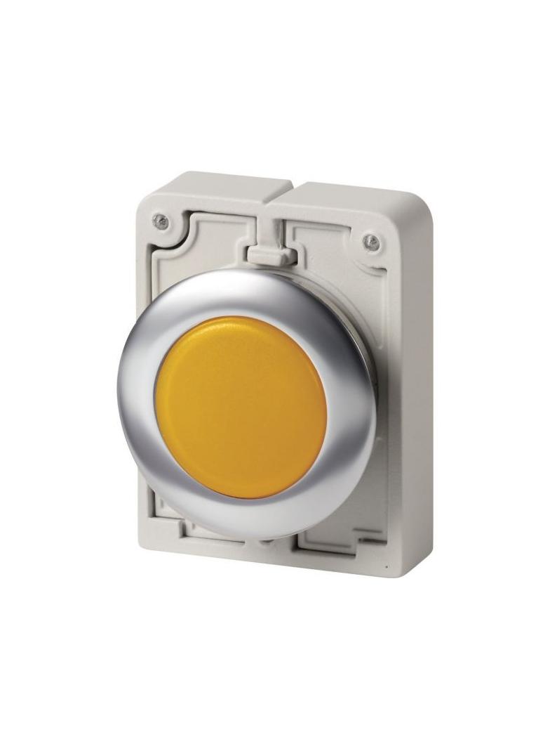 M30I-FL-Y Lampka sygn. 30mm płaska żółtaA stal nierdzewna 188046 EATON