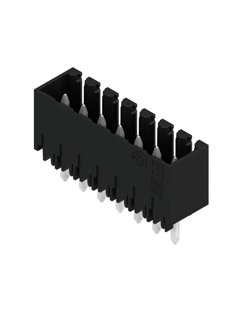 SL 3.50/07/180G 4.5SN BK BX Wtyki PCB (złącza płyty), 3.50 mm, Liczba biegunów: 7, kąt odejścia: 180° /50szt./ 1616060000 WEIDMÜLLER
