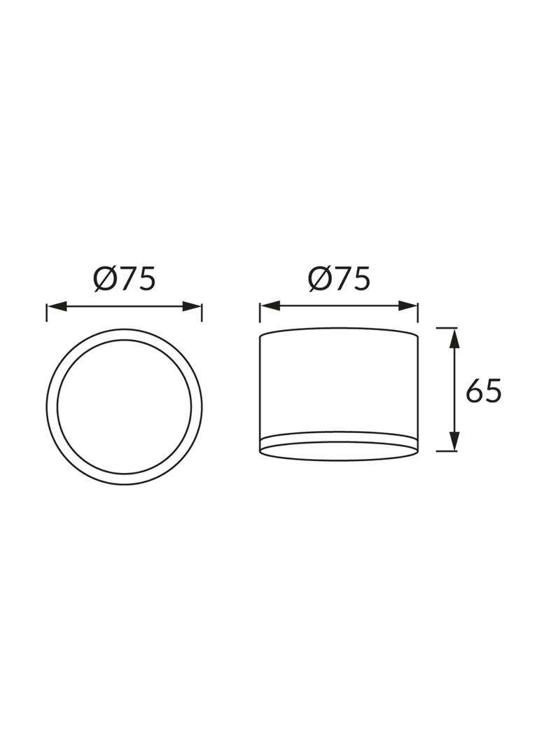 Oprawa sufitowa SMD LED ROLEN LED 3W 4000K 03107 IDEUS