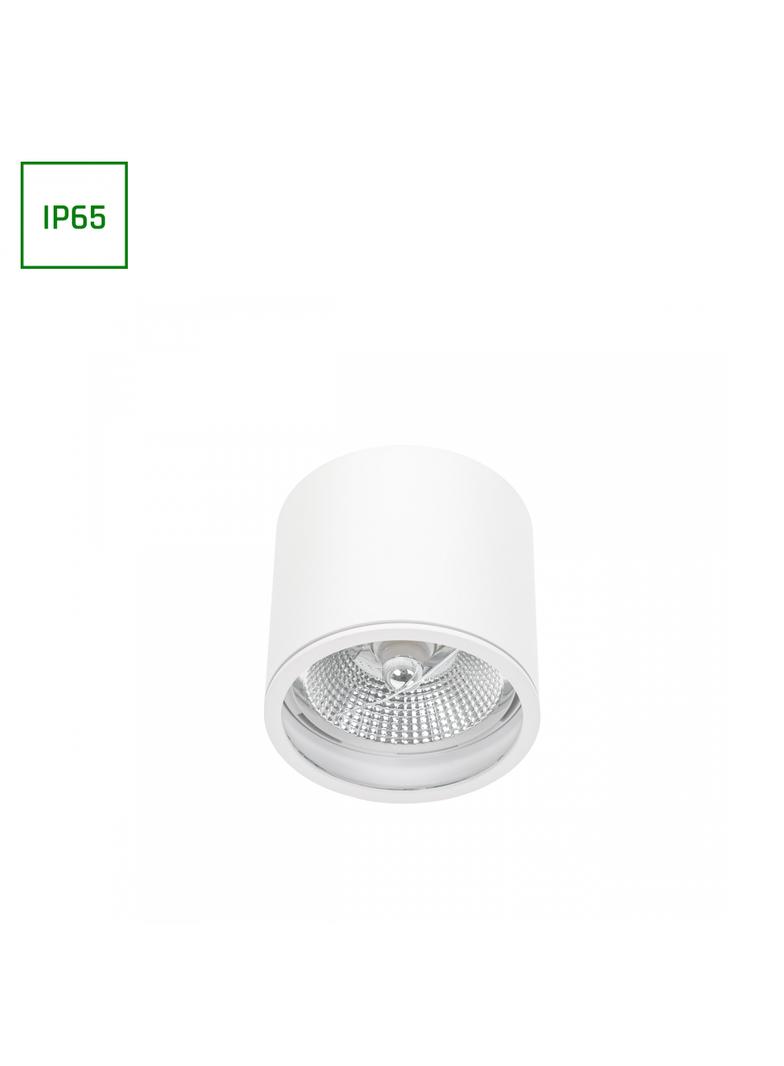 CHLOE AR111 GU10 IP65 okrągła biała nieruchoma