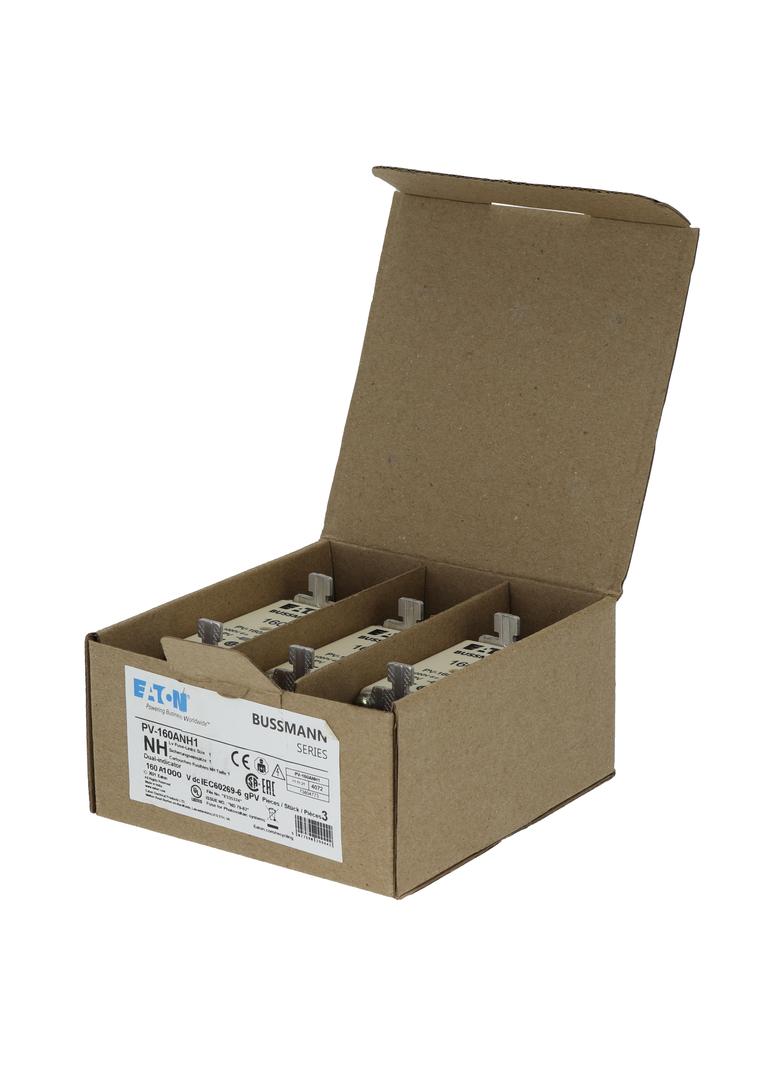 PV-160ANH1 Wkładka PV NH 160A 1000V DC PV rozmiar 1 podwójny wskaźnik PV-160ANH1 EATON