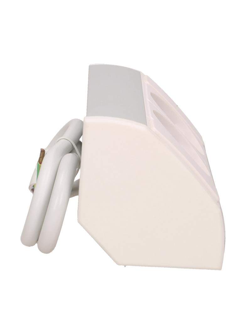 Gniazdo meblowe 2x2P+Z, schuko, biało-srebrne OR-GM-9005/W-G(GS) ORNO