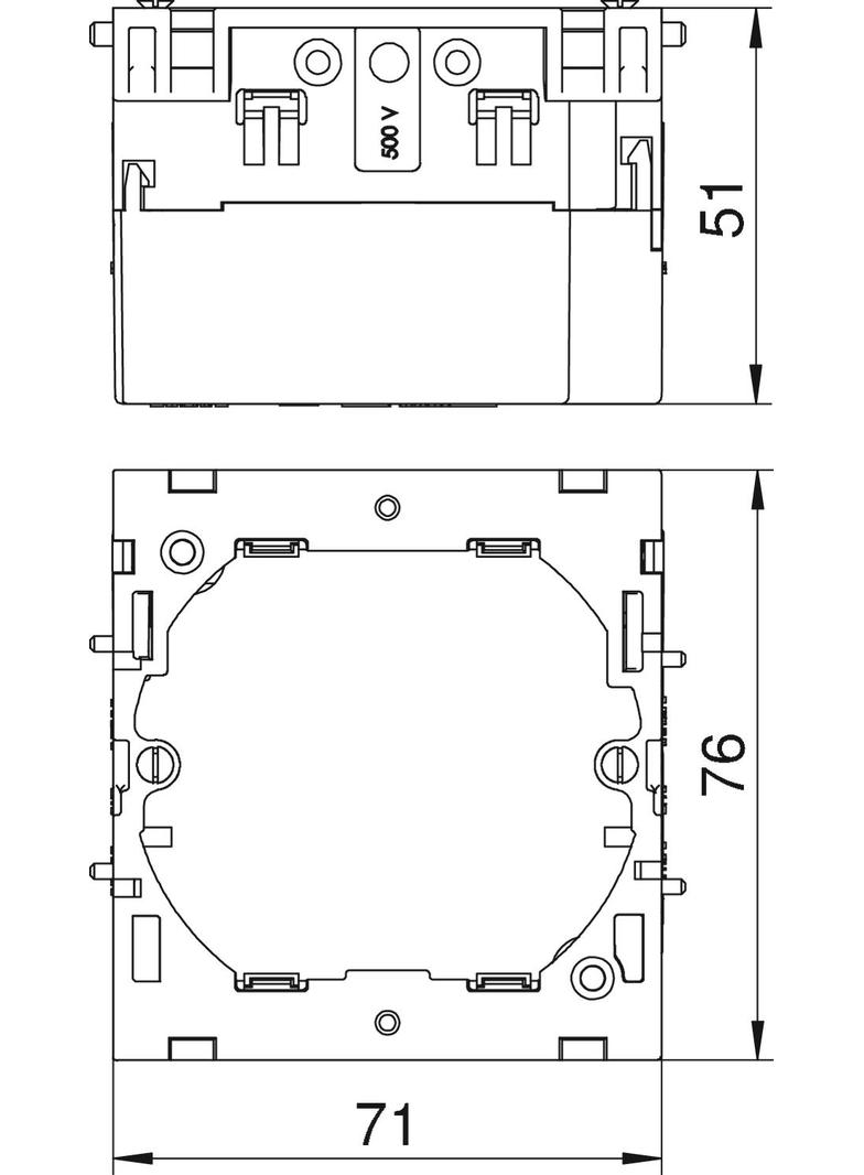 71GD6, PUSZKA MONTAŻOWA