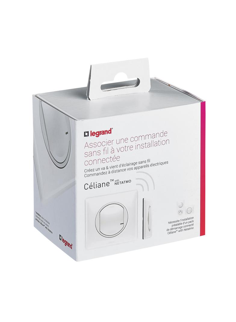 CELIANE WITH NETATMO - ŁĄCZNIK BEZPRZEWODOWY OŚWIETLENIA I GNIAZD BIAŁY, Legrand