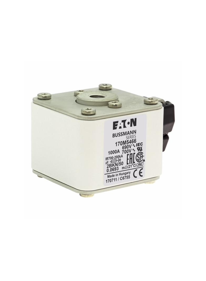 FUSE 1000A 690V 2BKN/50 AR UC Wkładka szybka 1000A AC 690V rozmiar 2 aR IEC UL 170M5466 EATON