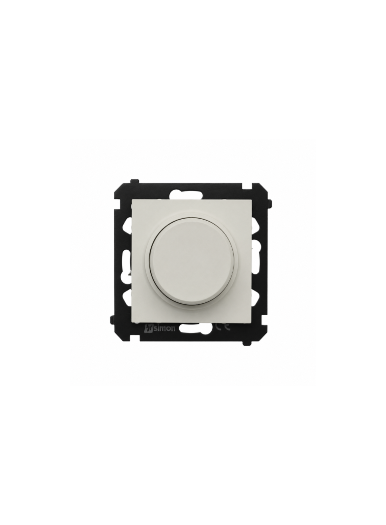 Simon 55 Ściemniacz obrotowy do LED ściemnialnych 230V 2–200 W kaszmirowy TES9L.01/142