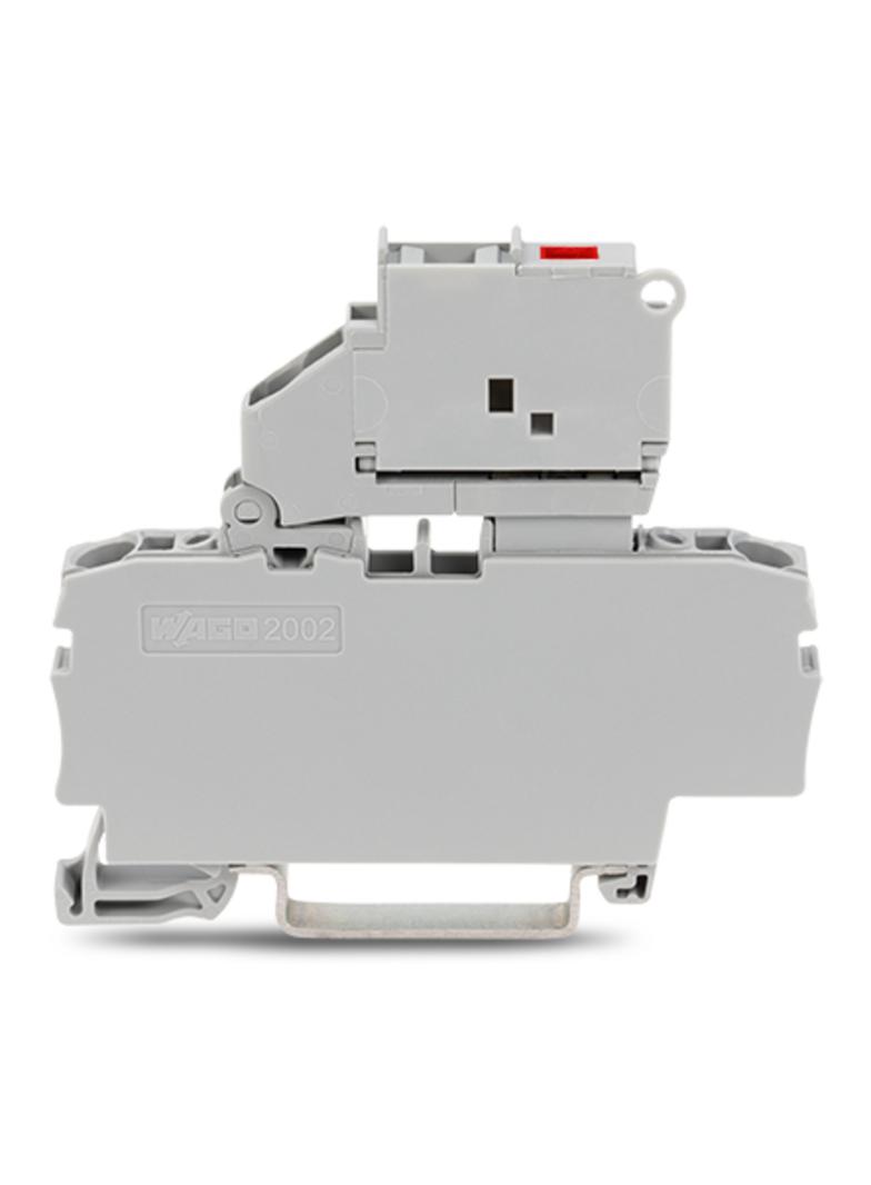 TOPJOBS złączka 2-przewodowa 2,5 mm2 bezpiecznikowa szara