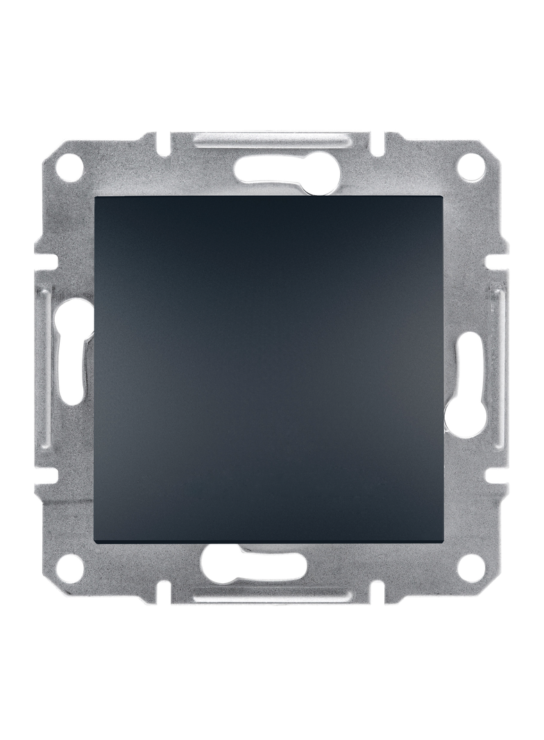 Asfora, zaślepka, bez ramki, antracyt